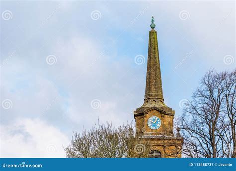 Day View of Holy Cross Church in Daventry Town Centre Stock Image - Image of buildings, memorial ...