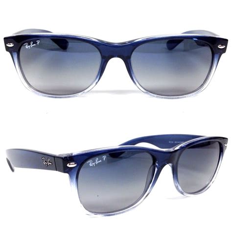 Ray-Ban RB 2132 822/78 New Wayfarer Blue Gradient, Polarized | Rayban ...