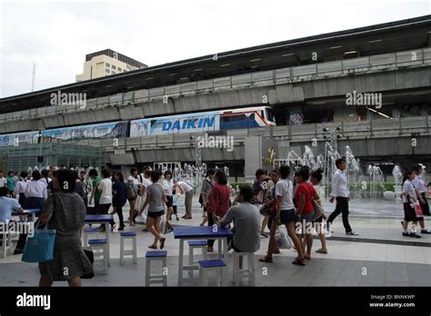 BTS station near Siam Paragon , Bangkok , Thailand Stock Photo - Alamy