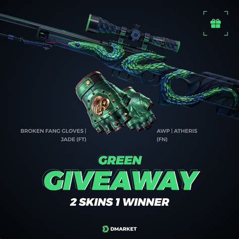 Two sexy green skins for one lucky winner Renew your inventory by ...