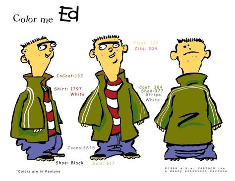 Party at Kevin's House!, Ed, Edd n Eddy Season 1 Model Sheets