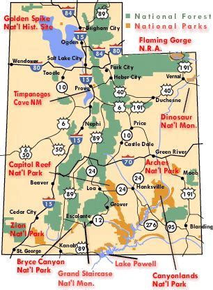 √ Map Of Arizona National Parks And Monuments