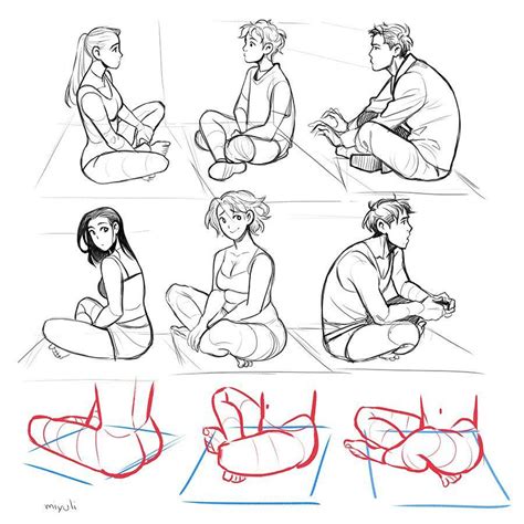 People Drawing Sitting Poses Sketch Female Lying On S - vrogue.co