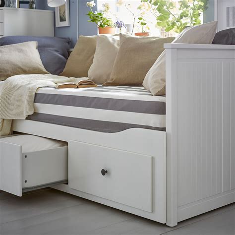 HEMNES white, Day-bed with 3 drawers, 80x200 cm - IKEA | Hemnes day bed ...