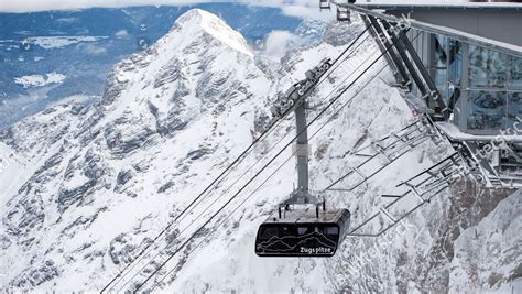 New Zugspitze Mountain Cable Car During Editorial Stock Photo - Stock Image | Shutterstock