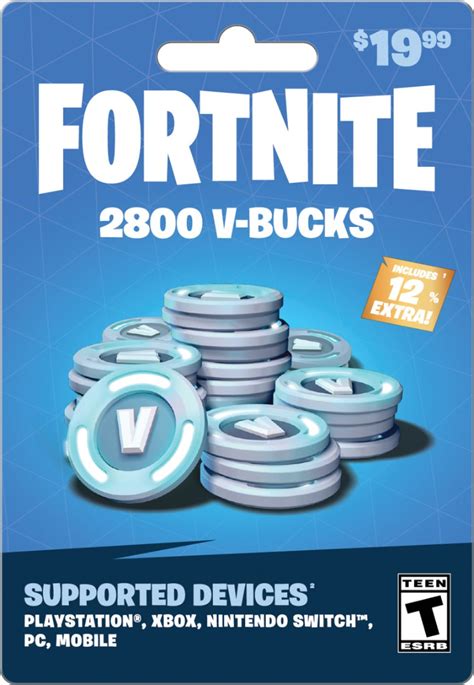 Best Buy: V-Bucks 19.99 Card Fortnite V-Bucks 19.99 Card