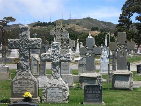 Colma cemeteries | Madolan Greene | Flickr