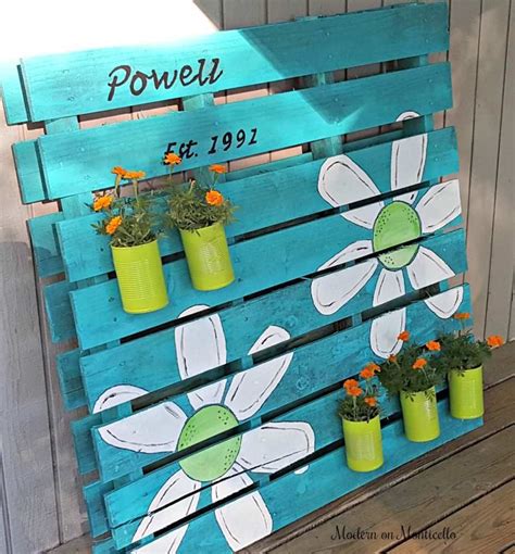 Pallet sign and Planter All in One. Wood Pallet Projects, Diy Furniture Projects, Diy Home Decor ...