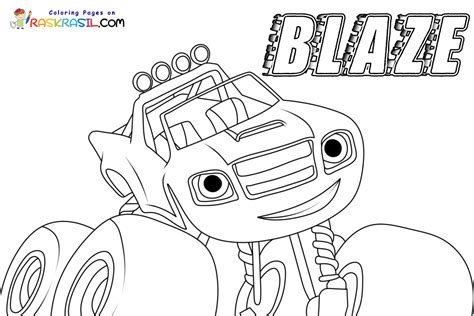 Coloring Pages Of Blaze And The Monster Machines