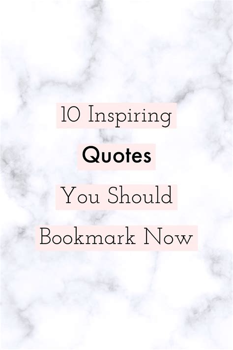 10 Inspiring Quotes You Should Bookmark Now | Katie's Bliss