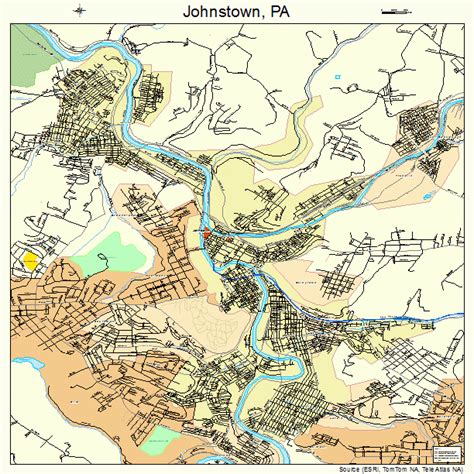 Johnstown Pa Zip Code Map