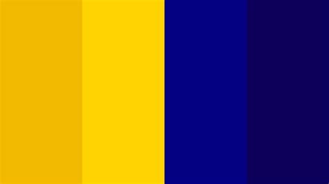 Yellow & Navy Blue Color Palette. #colorpalettes #colorschemes #design ...