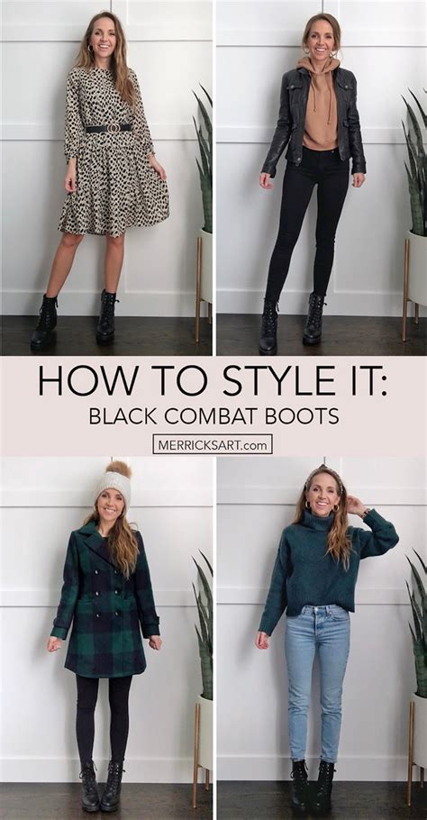 Combat Boots Outfits: 4 Ways to Style Combat Boots | Merrick's Art