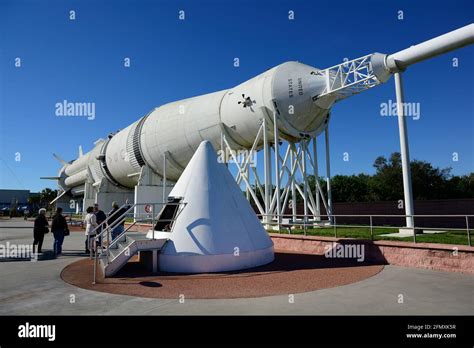 Rocket garden at Kennedy Space Center, Florida, USA Stock Photo - Alamy