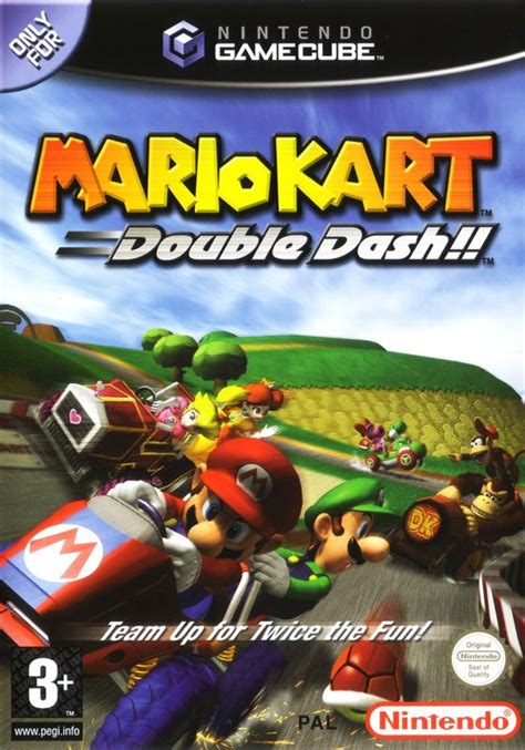 Mario Kart: Double Dash!! (2003) GameCube box cover art - MobyGames