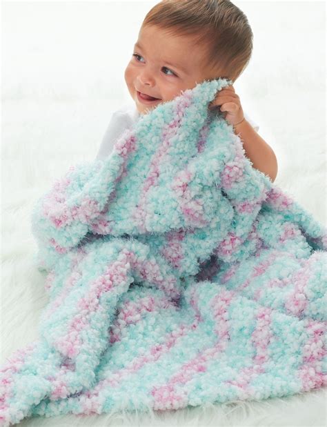 Cotton Candy Crochet Baby Blanket | AllFreeCrochetAfghanPatterns.com