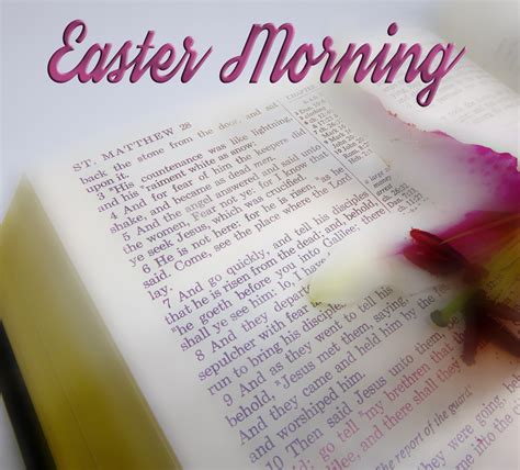 Easter Morning Bible Scripture Free Stock Photo - Public Domain Pictures