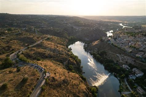 Aerial View Historical City of Toledo. Spain Stock Photo - Image of ...