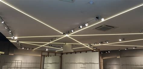 Custom made River Island illuminated LED suspended ceiling graphics | Ceiling lights, Basement ...