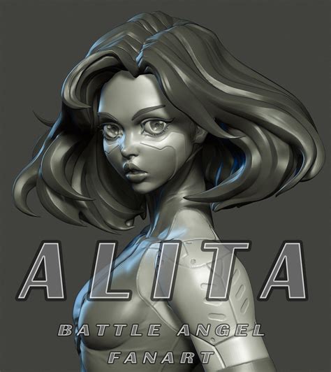 ALITA Battle Angel Fanart, Mark Zhou