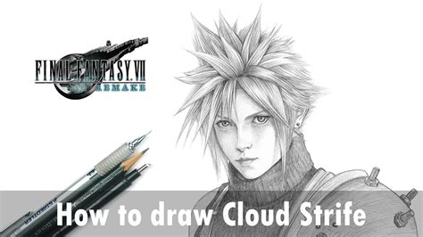 Final Fantasy Cloud Strife Drawing