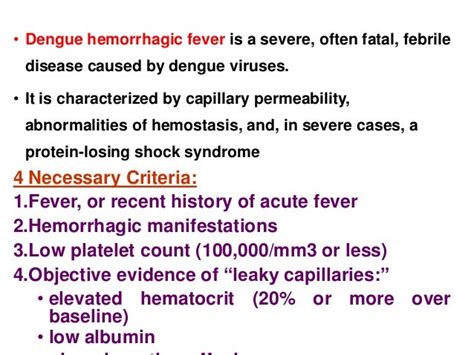 Dengue fever ,Dengue shock syndrome