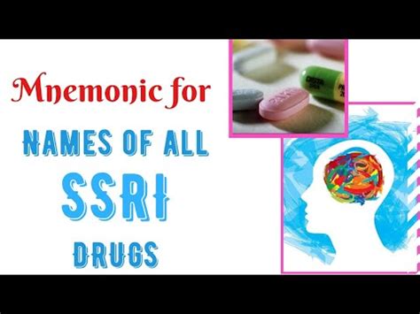 SSRI drugs names Mnemonic for USMLE - YouTube