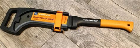 BRAND NEW Fiskars 7860 BRUSH AXE - Garden Machete blade with sheath ...