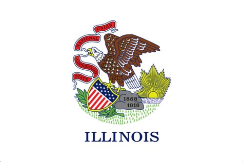 ILLINOIS STATE FLAG - Liberty Flag & Banner Inc.