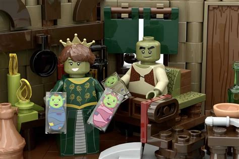 Lego Ideas Shrek Castle Dragon Fantasy Scene - vrogue.co