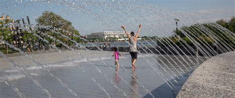 Fountain Splashing - Friends of Georgetown Waterfront Park