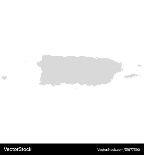 Puerto rico us map island america juan Royalty Free Vector