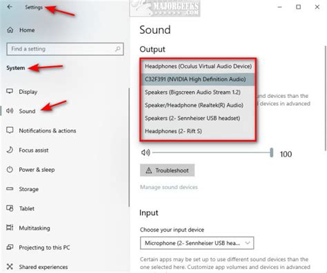 4 Ways to Change the Default Sound Output Device in Windows 10 & 11 - MajorGeeks