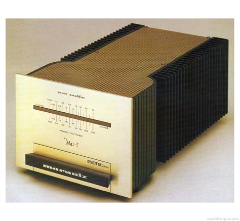 Marantz MA-5 Monophonic Power Amplifier Manual | HiFi Engine