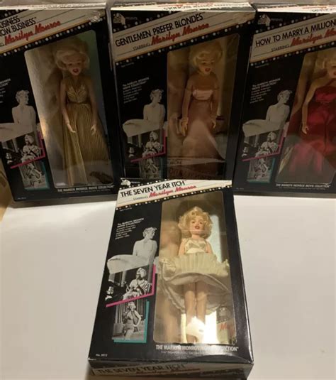 20TH CENTURY FOX Movies Marilyn Monroe Complete Collection of 4 Dolls 11 1/2" $19.99 - PicClick
