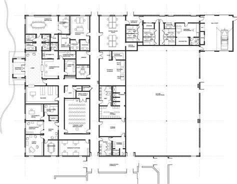 Modern Police Station Floor Plan