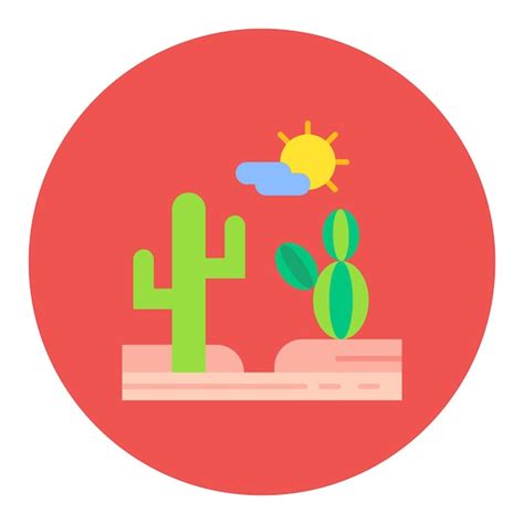 Premium Vector | Desert landscape vector illustration style