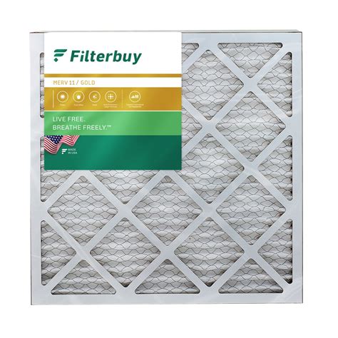 20x20x1 MERV 11 Pleated Air Filters for AC and Furnace | Filterbuy