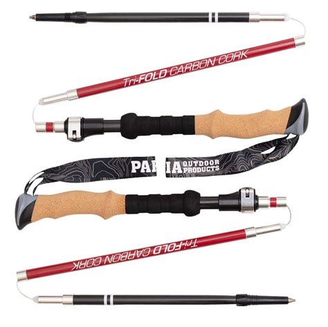 Hiking Poles | Tri-Fold Carbon Cork Trekking Poles - Paria Outdoor Products