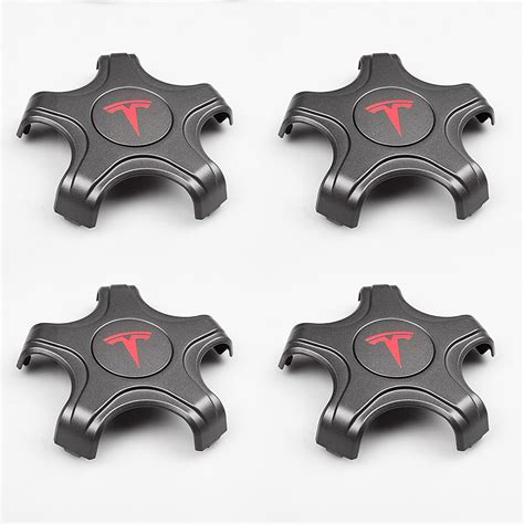 Buy Tesla Model 3 Wheel Cap Kit Center Hub Cap Rims Cap Kits for ...