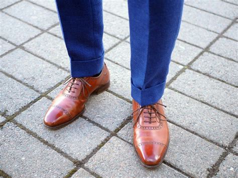 How to Wear Blue Pants and Brown Shoes - Suits Expert