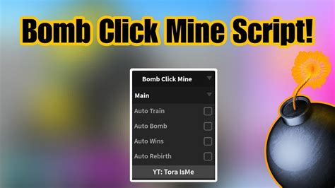 Bomb Click Mine Script! 💣 | Roblox Script Showcasing - YouTube