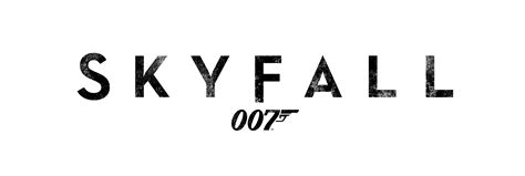 Skyfall (James Bond 23) Official Logo Title Treatment - HeyUGuys