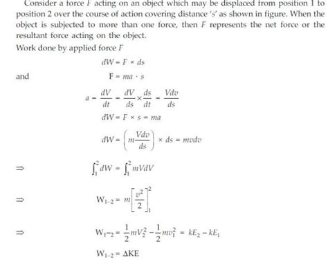 Vedupro: Work Energy Theorem, Work Energy Theorem Explanation .................