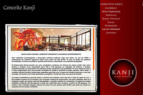 Kanji Sushi - Website on Behance