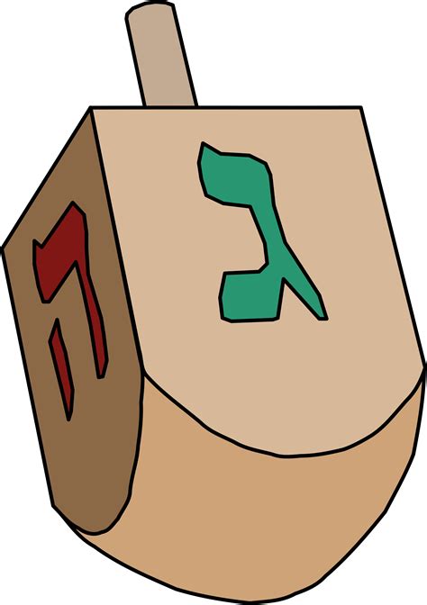 Clipart - Simple Dreidel