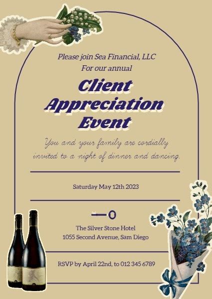 Appreciation Dinner Invitation Template Database