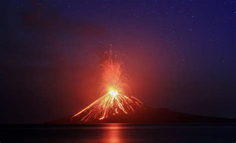 Krakatoa Volcano Map