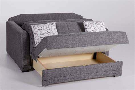 Valerie Diego Gray Loveseat Sleeper by Istikbal Furniture | Loveseat sleeper, Sofa bed for small ...