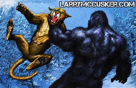 Bigfoot vs Cougar – Larry McCusker